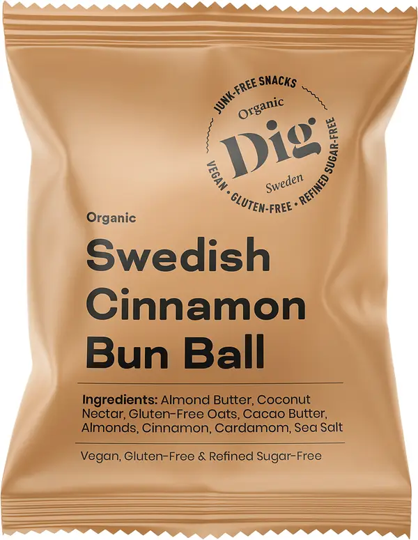 Organic Swedish Cinnamon Bun Ball GETRAW - bild 1