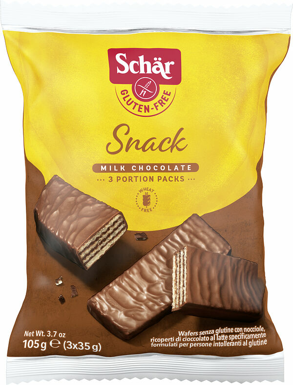 Snack rån med nötkräm & choklad glutenfri Schär - bild 1
