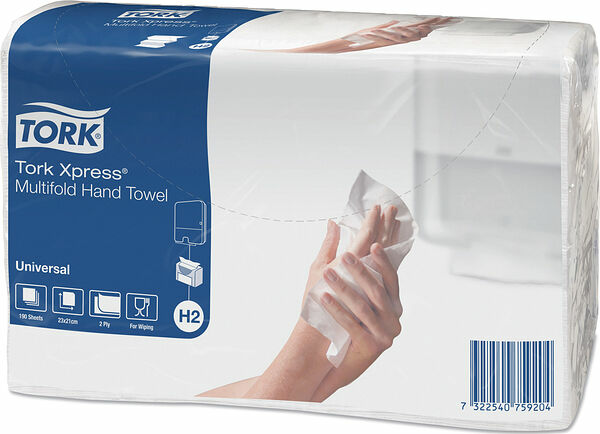 Tork Handduk Xpress® Multifold Universal H2 - bild 1
