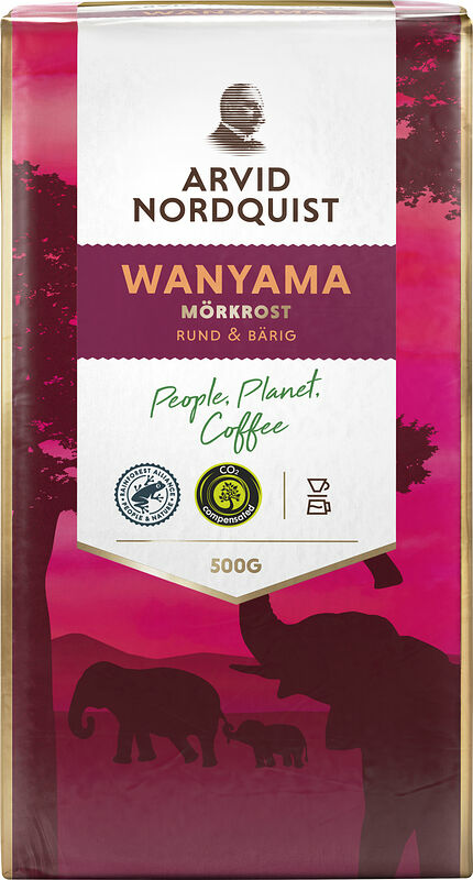Bryggkaffe Mörkrost Wanyama Arvid Nordquist - bild 1