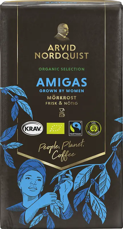 Bryggkaffe Amigas Extra Mörk Selection Arvid Nordquist - bild 1
