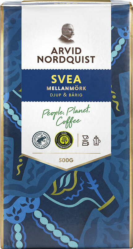 Bryggkaffe Mellanmörk Svea Arvid Nordquist - bild 1