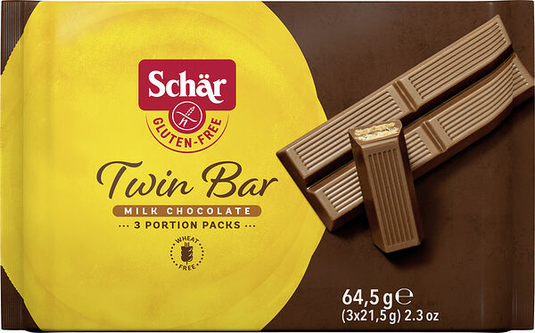 Twin Bar choklad 3-p glutenfri Schär - bild 1