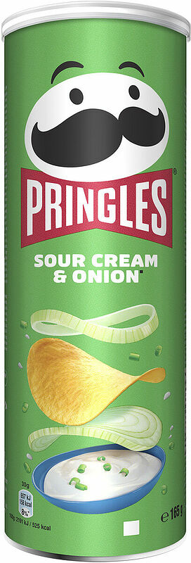 Pringles Sour Cream & Onion 165 g - bild 1