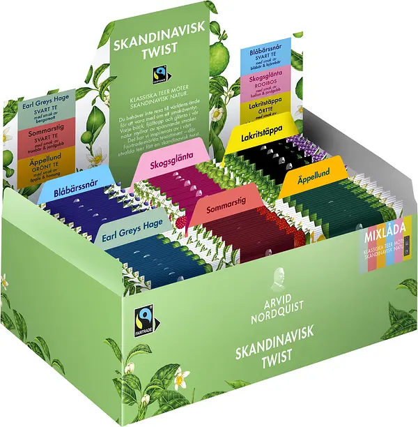 Te Arvid Nordquist Mixlåda Skandinavisk Twist Fairtrade - bild 1