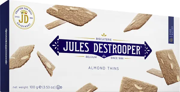 Almond Thins mandelkakor Jules Destrooper - bild 1