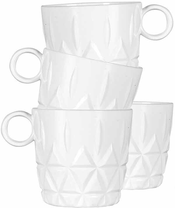 Picknick Kaffekopp 4-pack Vit Sagaform - bild 1