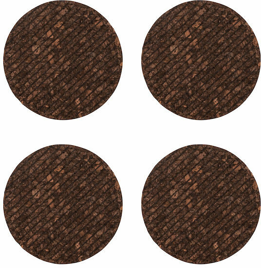 Glasunderlägg Dante 4-pack Brun Sagaform - bild 1