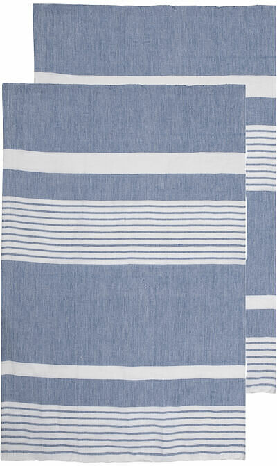 Ella Hamam 50x70 cm Blå 2-pack Sagaform - bild 1