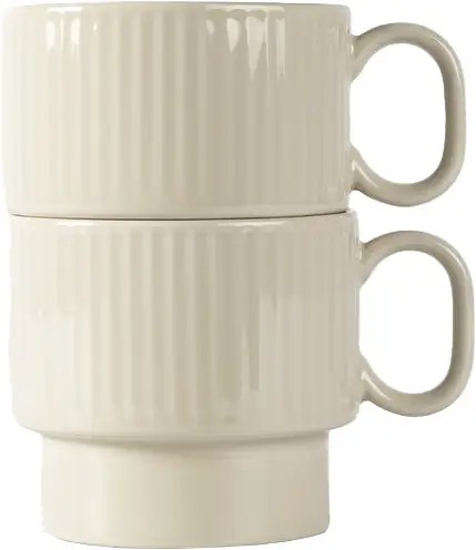 Temugg Beige 2-pack Coffee & More Sagaform - bild 1