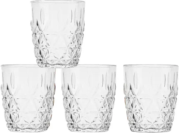 Picknick Juni Vattenglas Klar 4-pack Sagaform - bild 1