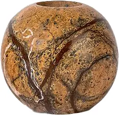 Sten Ljusstake Brun Sagaform