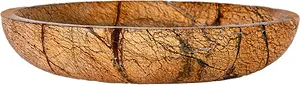 Sten Skål Brun stor Sagaform