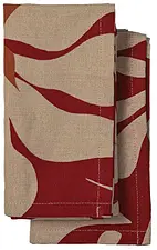 Edith Kökshandduk 2-pack Vinröd Sagaform