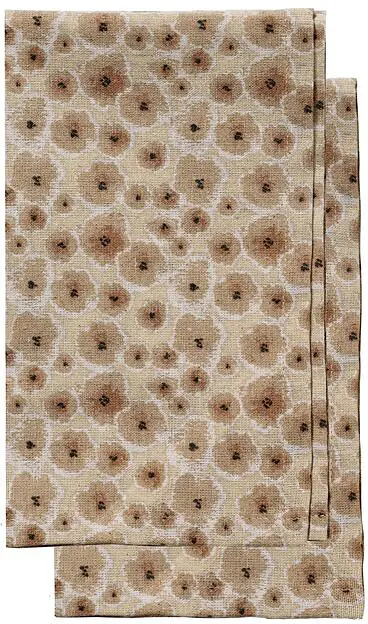 Edith Kökshandduk 2-pack Mixad Beige Sagaform - bild 1
