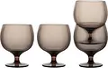 Billi Vinglas rPet 4-pack Brun Sagaform