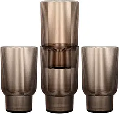 Billi Dricksglas rPet 4-pack Brun Sagaform