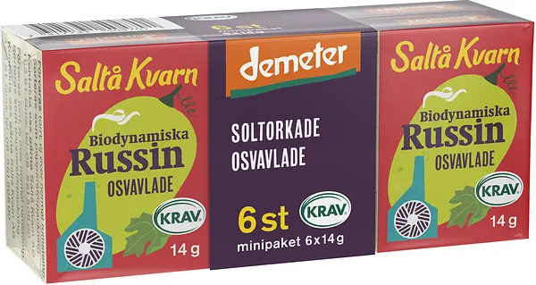 Russin minipack 6-p KRAV Demeter Saltå Kvarn - bild 1