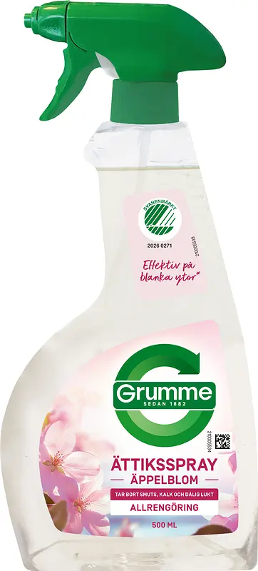 Ättiksspray Äppelblom Allrengöring Grumme - bild 1