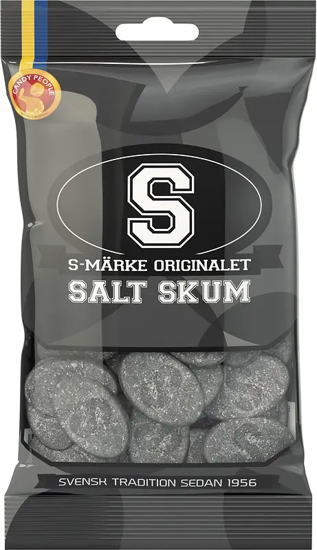 S-märke Salt skum påse Candypeople - bild 1