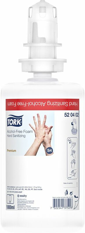 Tork Handdesificerande Skum utan alkohol S4 - bild 1