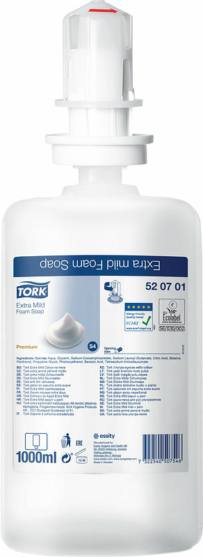 Tork Skumtvål Extra Mild S4 - bild 1