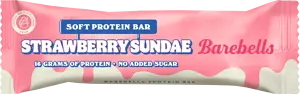 Barebells Protein Bar Soft Strawberry Sundae Limited