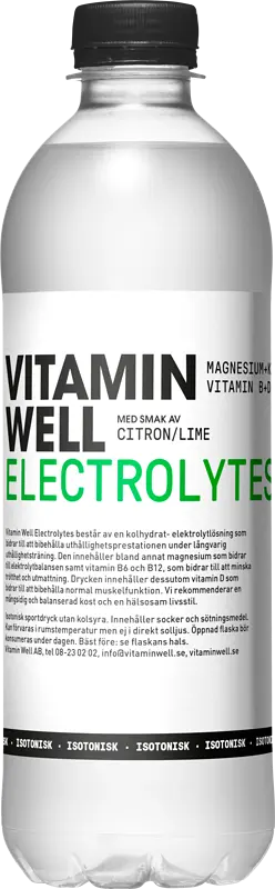 Vitamin Well Electrolytes Lemon Lime å-pet - bild 1