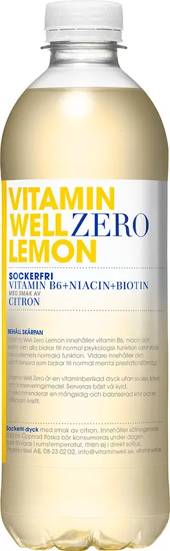Vitamin Well Zero Lemon Sockerfri å-pet - bild 1