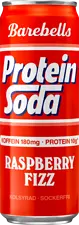 Barebells Protein Soda Raspberry Fizz burk