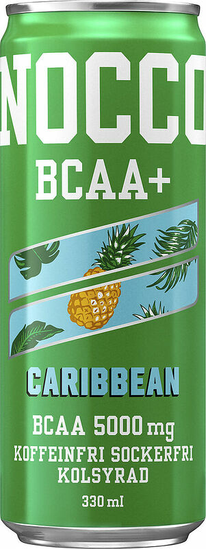 NOCCO BCAA+ Caribbean koffeinfri burk 33 cl - bild 1