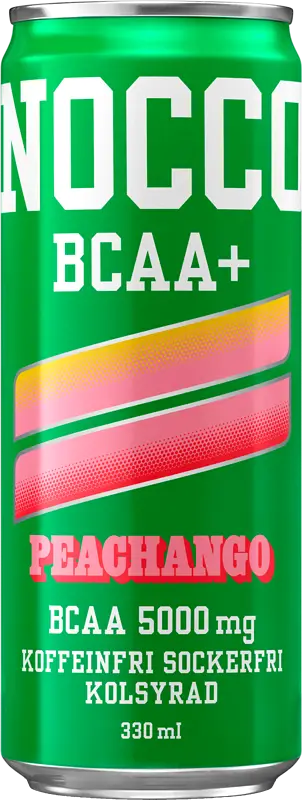 NOCCO BCAA+ Peachango koffeinfri burk 33 cl - bild 1