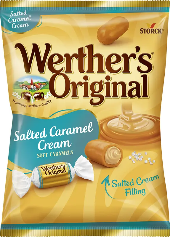 Werthers Original Gräddkola Salted Caramel påse - bild 1