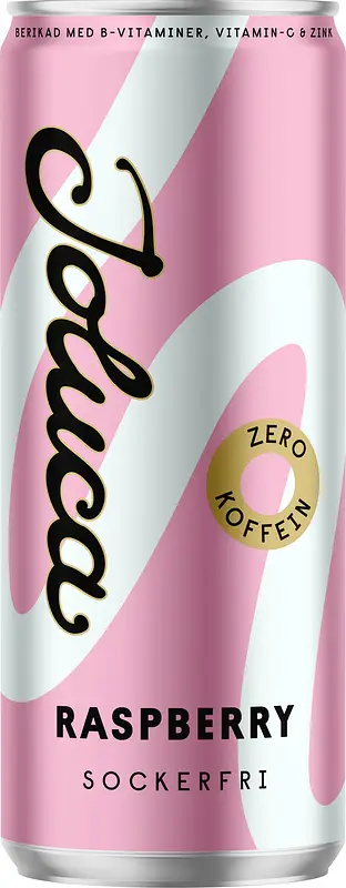 Joluca Raspberry Zero Koffein sockerfri burk 33 cl - bild 1