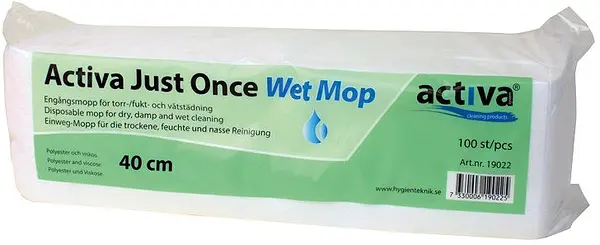 Engångsmopp 40 cm Just Once Wet Mop Activa - bild 1