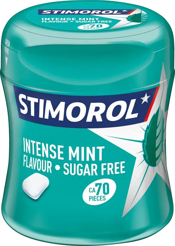 Tuggummi Stimorol Intence Mint 101,5 g/burk - bild 1