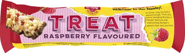 Treat Raspberry bar glutenfri Schär - bild 1