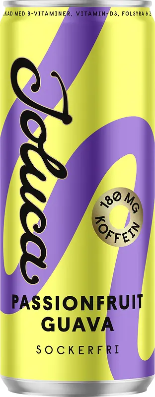 Joluca Passionfruit Guava Energidryck burk 33 cl - bild 1