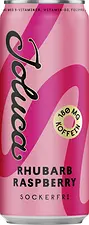 Joluca Rhubarb Raspberry Energidryck burk 33 cl