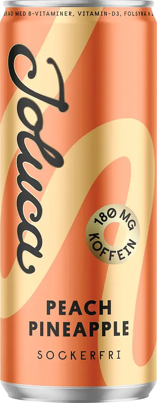 Joluca Peach Pineapple Energidryck burk 33 cl - bild 1