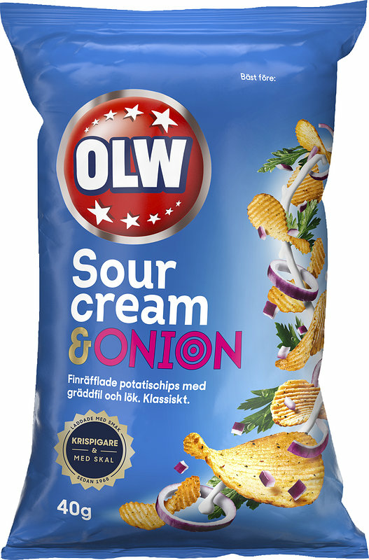 Chips Sourcream & Onion OLW - bild 1