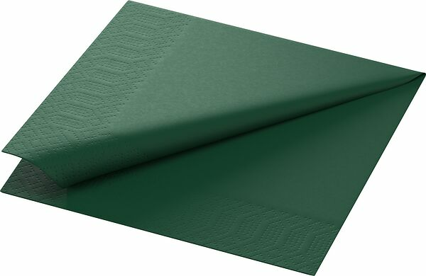 Servett 3 L Mörkgrön 33x33 cm Duni - bild 1