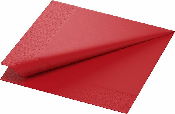 Servett 3 L Röd 40x40 cm Duni - bild 1