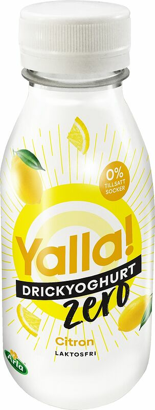 Drickyoghurt Citron Zero Laktosfri Yalla! Arla - bild 1
