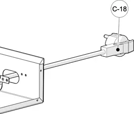 Anslutningskabel EU 3x1 mm Bonamat
