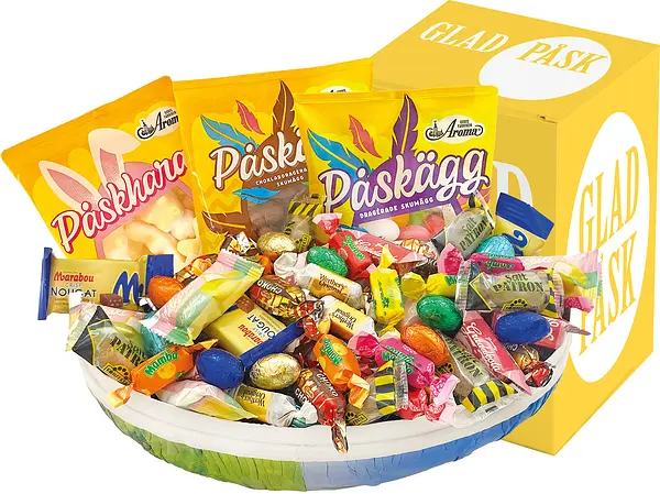Påskägg 30 cm Glad Påsk med Påskbox - bild 1