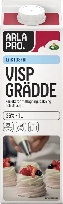 Vispgrädde Laktosfri 36% Arla® Pro - bild 1