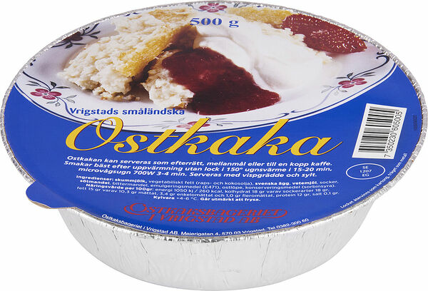 Ostkaka Småländsk 500 g Vrigstad Ostkaka - bild 1