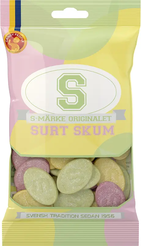 S-märke Surt skum påse Candypeople - bild 1