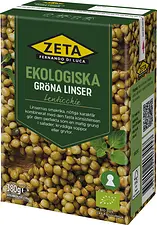 Gröna Linser Ekologiska Zeta